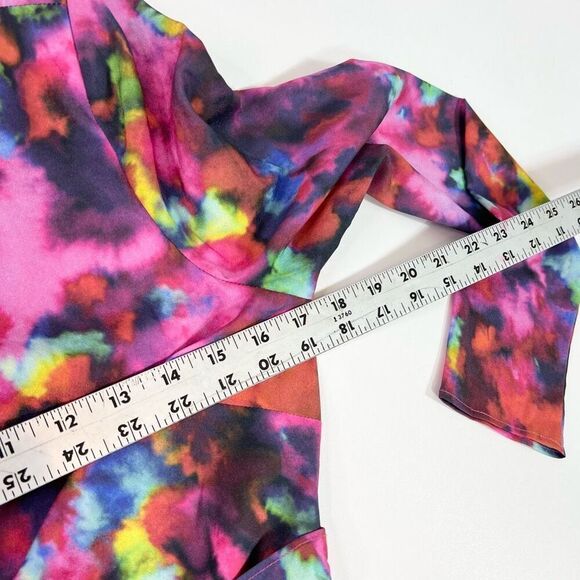 One33 Social Dress Womens 4 Mini Pink The Celia Cutout Cocktail Open Back Low V - Picture 8 of 14